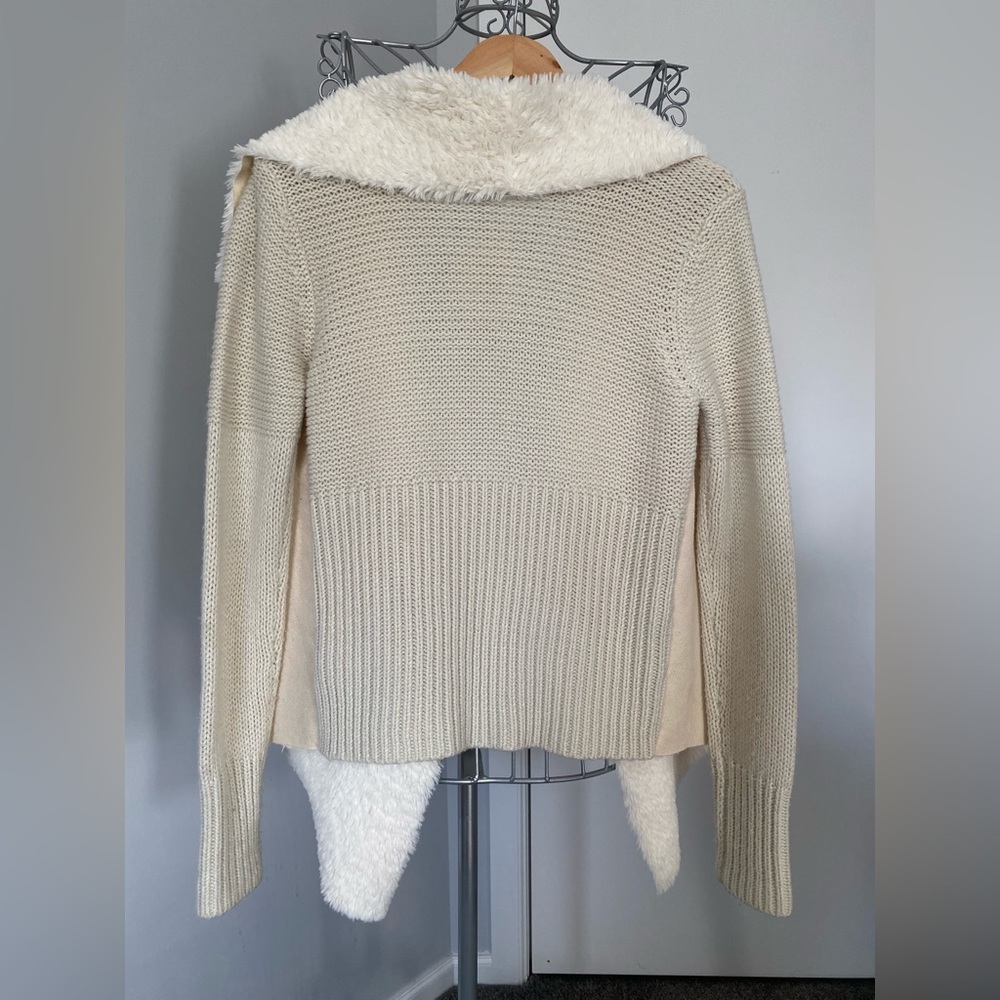 💥 SALE💥 Portmans faux suede/fur & knit open jacket - Picture 2 of 6